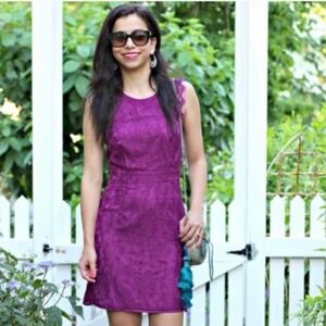 Brixon Ivy Stretch Medina Purple lace dress sz‎ M